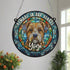 Border Terrier Memorial Stained Glass Effect Suncatcher